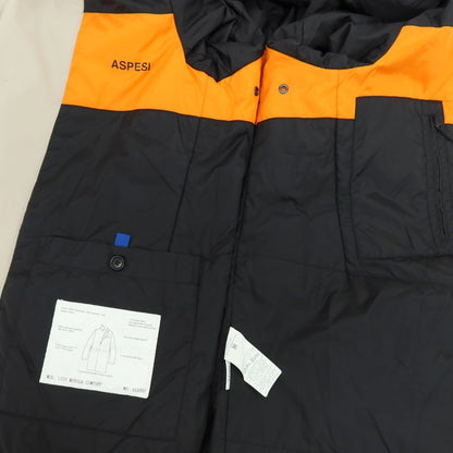 【中古】アスペジ ASPESI NUVOLA COMFORT ナイロンポリウレタン 中綿入り チェスターフィールドコート ベージュ【 L 】【 状態ランクC 】【 メンズ 】