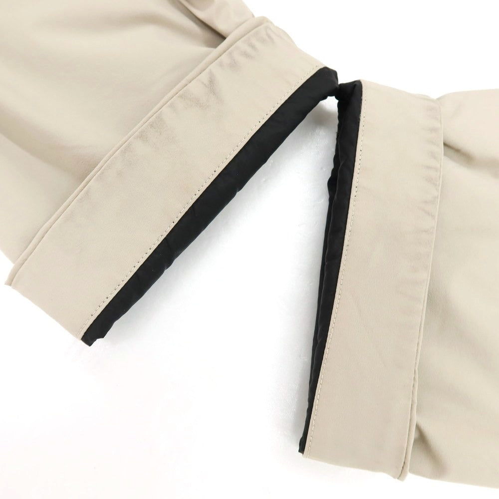 【中古】アスペジ ASPESI NUVOLA COMFORT ナイロンポリウレタン 中綿入り チェスターフィールドコート ベージュ【サイズL】【 状態ランクC 】【 メンズ 】[BPD]