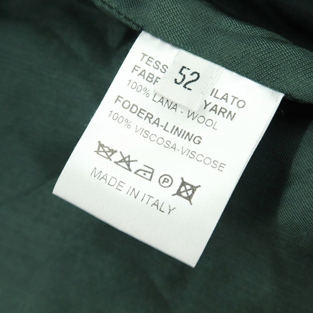 【中古】ロベルトコリーナ ROBERTO COLLINA ウール チェック スタジャン ワインレッド【 52 】【 状態ランクC 】【 メンズ 】