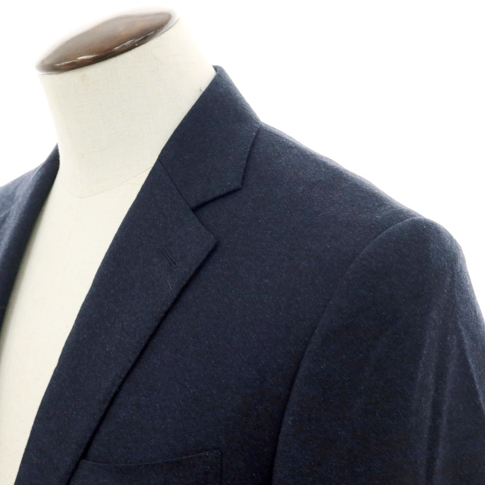 【中古】バーニーズニューヨーク BARNEYS NEWYORK ウール 2つボタンスーツ ネイビー【 50 】【 状態ランクB 】【 メンズ 】