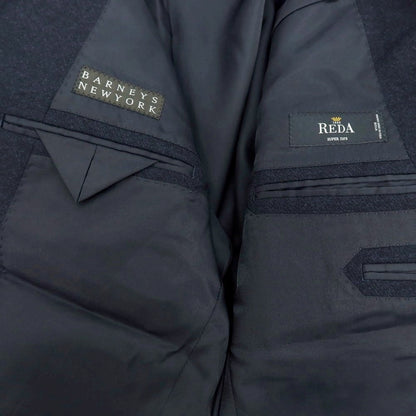 【中古】バーニーズニューヨーク BARNEYS NEWYORK ウール 2つボタンスーツ ネイビー【 50 】【 状態ランクB 】【 メンズ 】