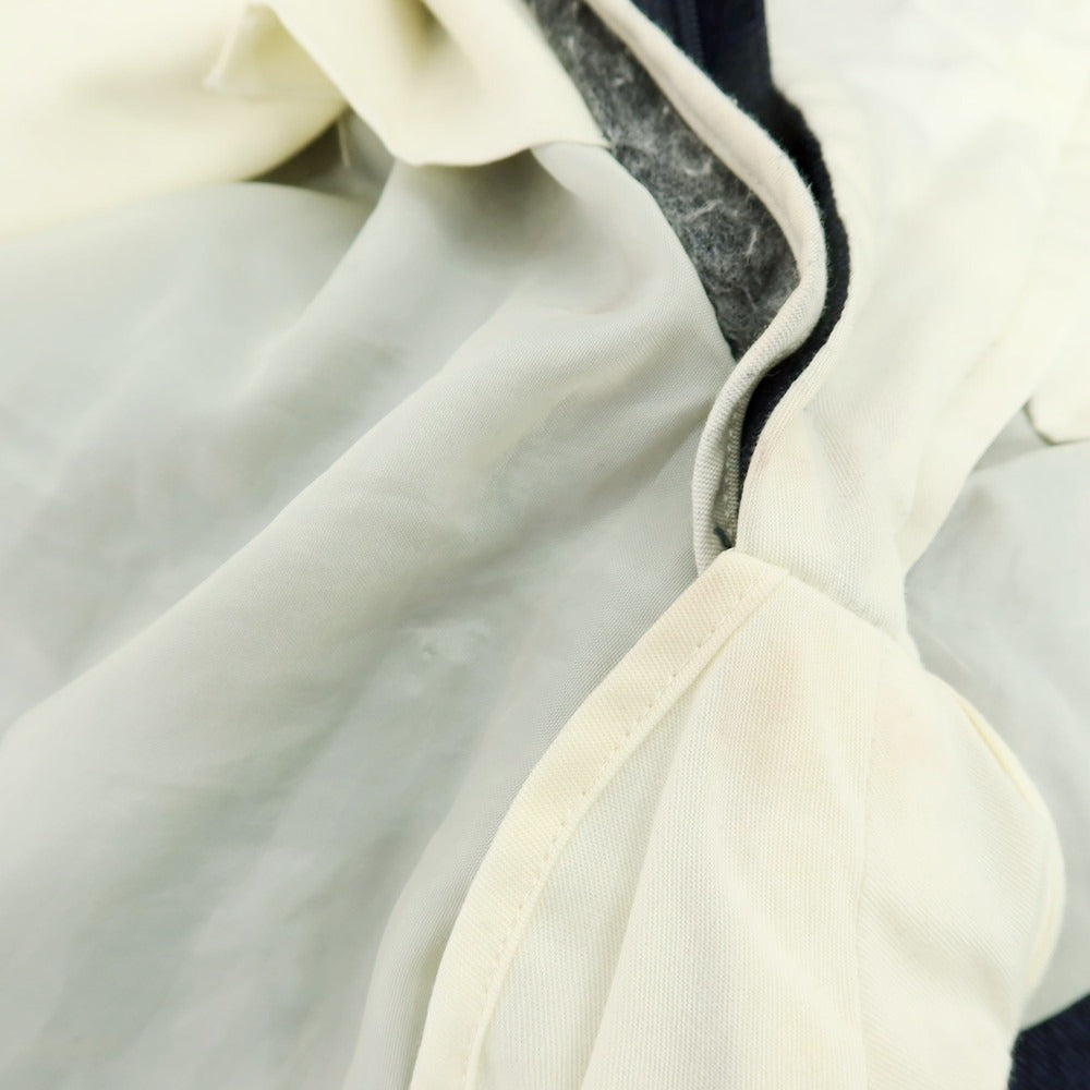 【中古】バーニーズニューヨーク BARNEYS NEWYORK ウール 2つボタンスーツ ネイビー【 50 】【 状態ランクB 】【 メンズ 】