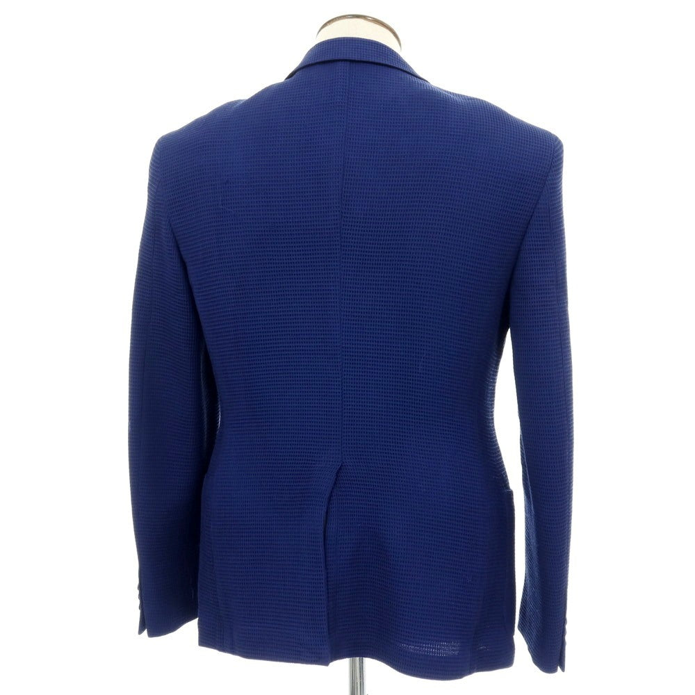【中古】トネッロ TONELLO ウール ワッフル 2B カジュアルジャケット ネイビー【サイズ50】【 状態ランクD 】【 メンズ 】