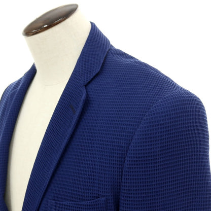 【中古】トネッロ TONELLO ウール ワッフル 2B カジュアルジャケット ネイビー【サイズ50】【 状態ランクD 】【 メンズ 】