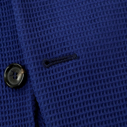 【中古】トネッロ TONELLO ウール ワッフル 2B カジュアルジャケット ネイビー【サイズ50】【 状態ランクD 】【 メンズ 】