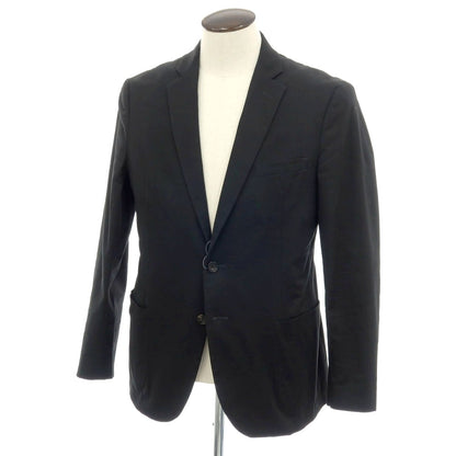 【中古】トネッロ TONELLO ストレッチ コットン 2B カジュアルジャケット ブラック【サイズ50】【 状態ランクC 】【 メンズ 】