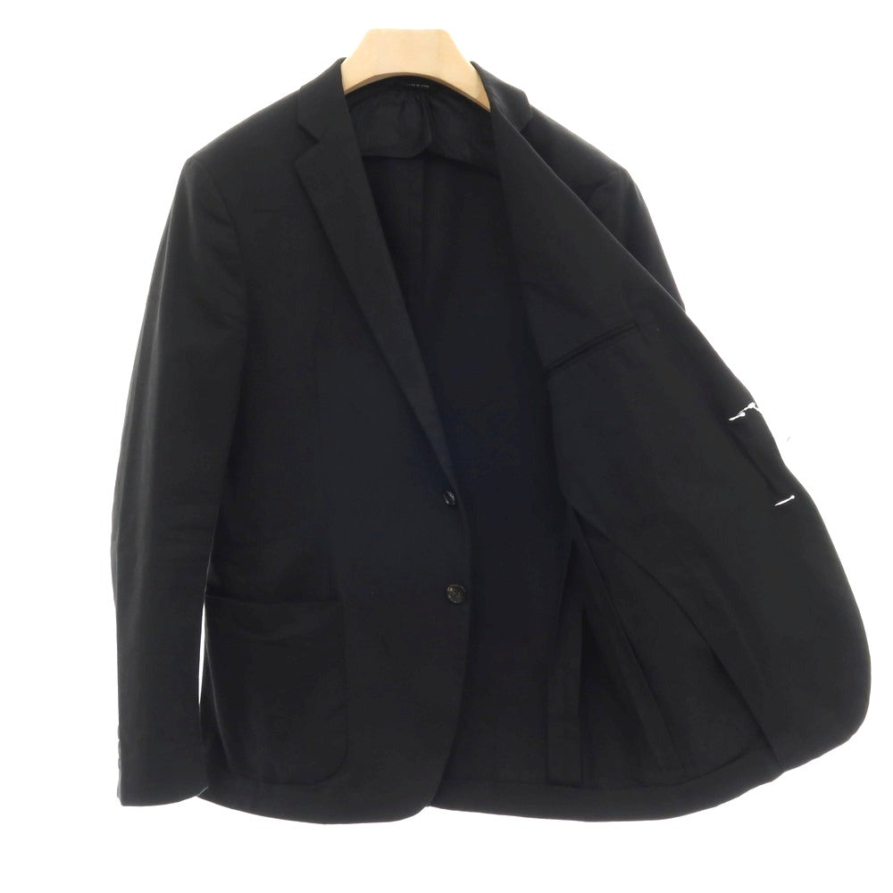 【中古】トネッロ TONELLO ストレッチ コットン 2B カジュアルジャケット ブラック【サイズ50】【 状態ランクC 】【 メンズ 】
