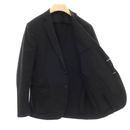 【中古】トネッロ TONELLO ストレッチ コットン 2B カジュアルジャケット ブラック【サイズ50】【 状態ランクC 】【 メンズ 】