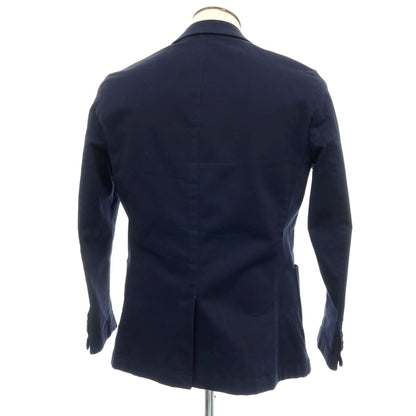 【中古】パオロ ペコラ PAOLO PECORA ストレッチ コットン 2B カジュアルジャケット ネイビー【サイズ50】【 状態ランクC 】【 メンズ 】