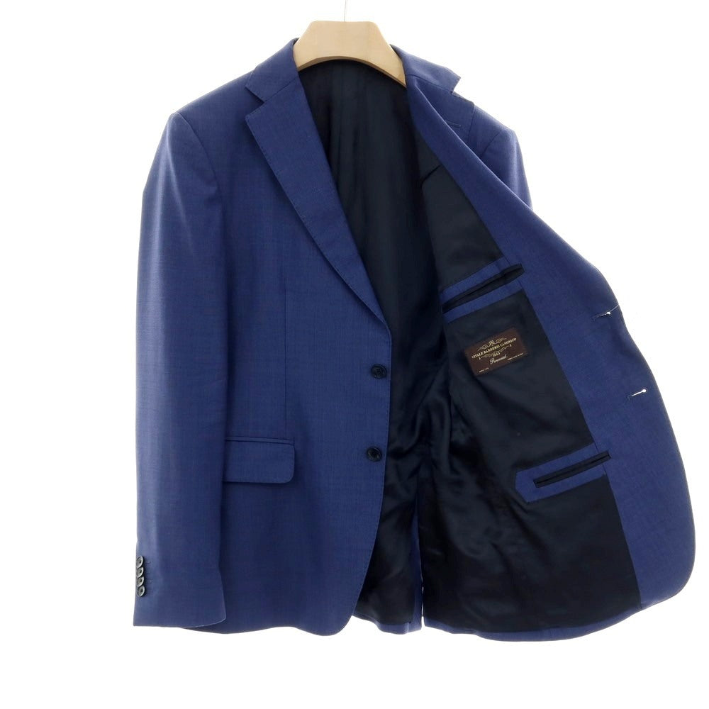 【中古】フガート FUGATO ウール 2B テーラードジャケット ライトネイビー【 50 】【 状態ランクC 】【 メンズ 】 []