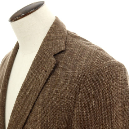 【中古】イレブンティ eleventy ウールコットンリネン 2B カジュアルジャケット ブラウン【サイズ50】【 状態ランクC 】【 メンズ 】