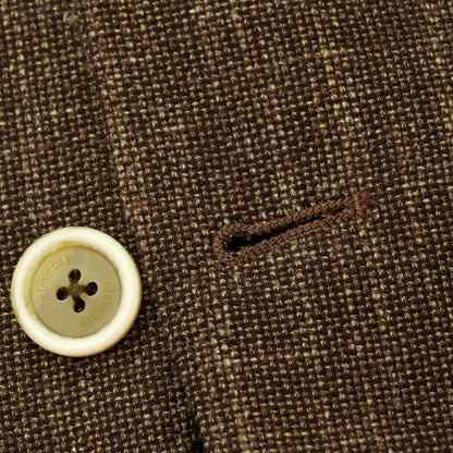 【中古】イレブンティ eleventy ウールコットンリネン 2B カジュアルジャケット ブラウン【サイズ50】【 状態ランクC 】【 メンズ 】