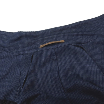 【中古】イレブンティ eleventy リネンコットンナイロン ジャージー グレンチェック 2B カジュアルジャケット ネイビー【サイズ50】【 状態ランクC 】【 メンズ 】