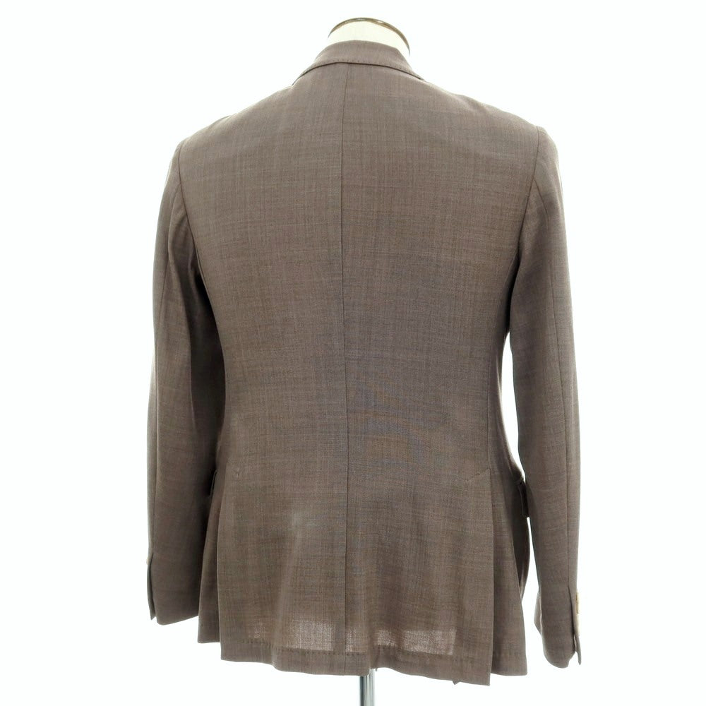 【中古】イレブンティ eleventy ストレッチ ポリエステルウール 2B テーラードジャケット アッシュブラウン【サイズ50】【 状態ランクC 】【 メンズ 】