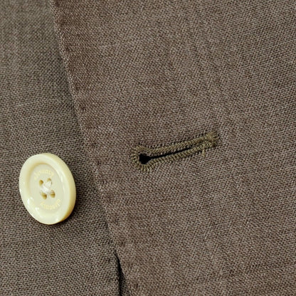 【中古】イレブンティ eleventy ストレッチ ポリエステルウール 2B テーラードジャケット アッシュブラウン【サイズ50】【 状態ランクC 】【 メンズ 】