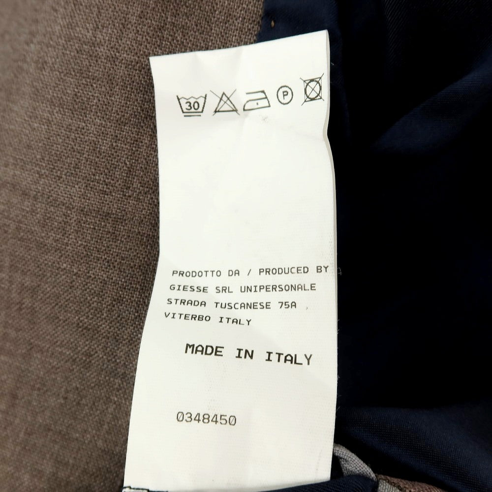 【中古】イレブンティ eleventy ストレッチ ポリエステルウール 2B テーラードジャケット アッシュブラウン【サイズ50】【 状態ランクC 】【 メンズ 】