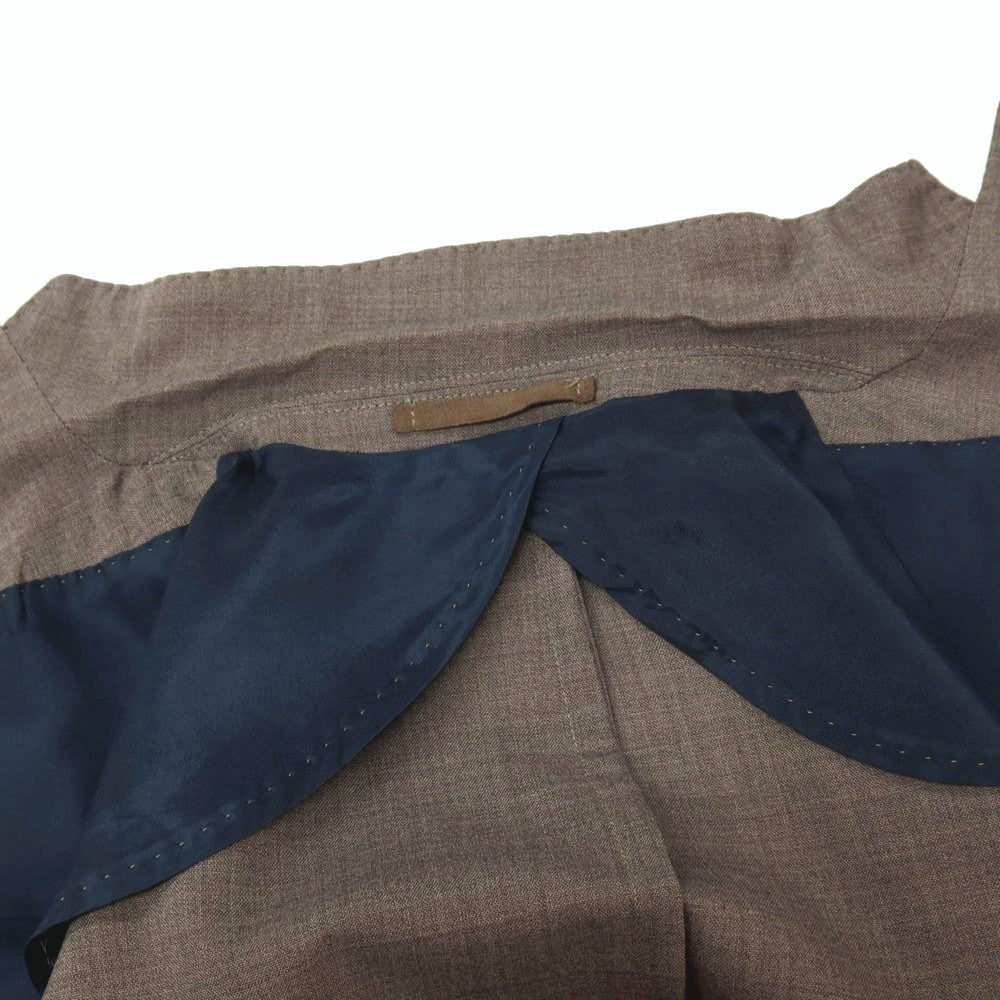 【中古】イレブンティ eleventy ストレッチ ポリエステルウール 2B テーラードジャケット アッシュブラウン【サイズ50】【 状態ランクC 】【 メンズ 】