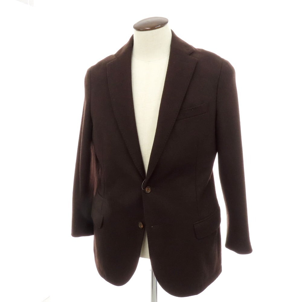 【中古】イレブンティ eleventy ウールナイロン テーラードジャケット ダークブラウン【 52 】【 状態ランクB 】【 メンズ 】