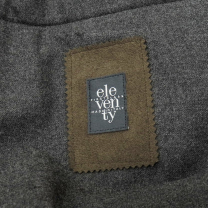 【中古】イレブンティ eleventy ウール テーラードジャケット グレー【 表記なし(S位) 】【 状態ランクB 】【 メンズ 】
