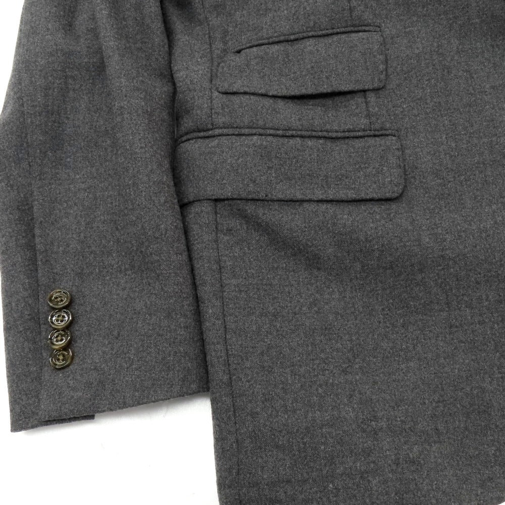 【中古】イレブンティ eleventy ウール テーラードジャケット グレー【 表記なし(S位) 】【 状態ランクB 】【 メンズ 】