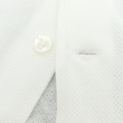 【中古】バルバ BARBA CULTO コットン セミワイドカラー カジュアルシャツ ホワイト【 42 】【 状態ランクB 】【 メンズ 】