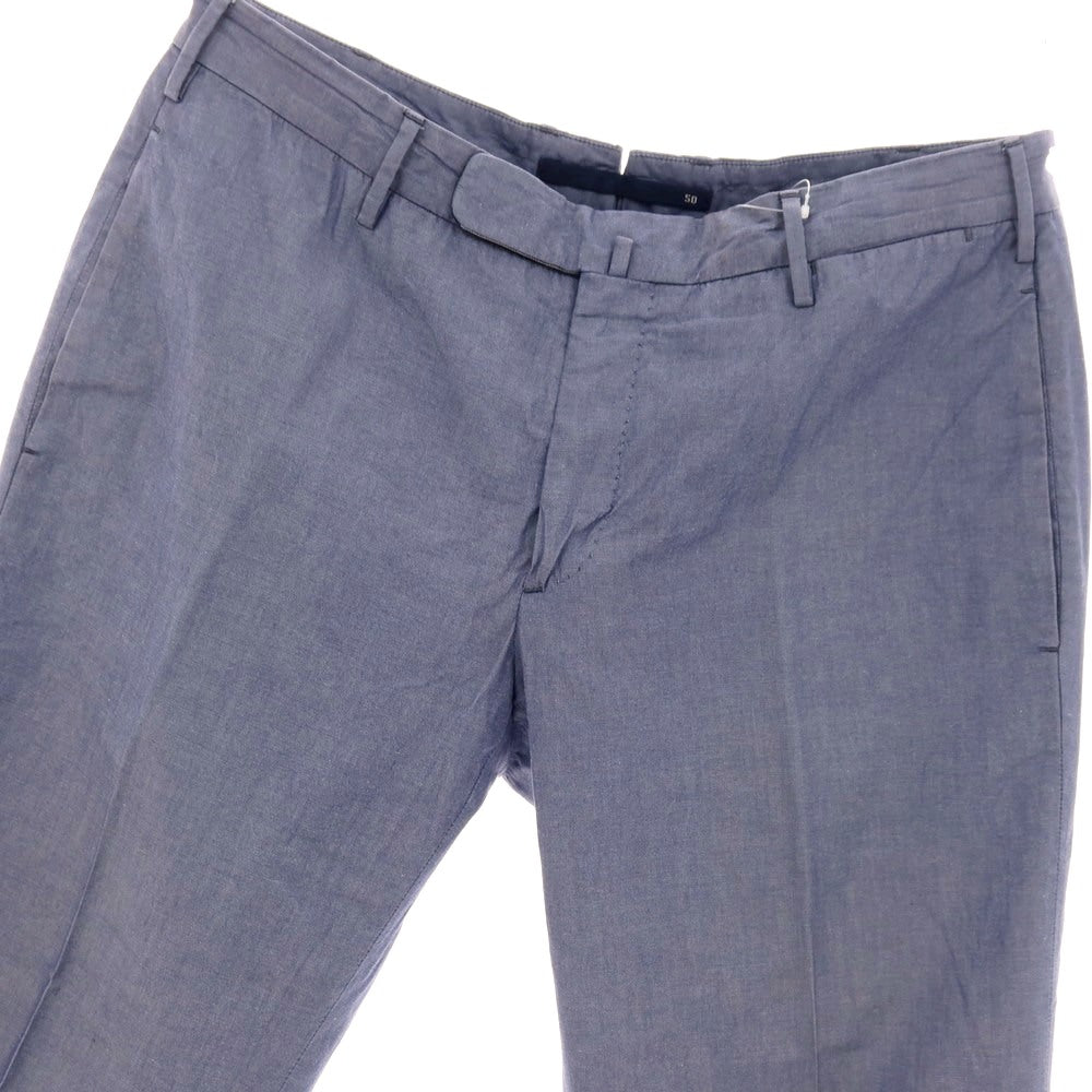 【SALE30%OFF/返品不可】【中古】インコテックス INCOTEX ストレッチ コットン カジュアルスラックスパンツ ネイビー【 サイズ50 】【 状態ランクC 】【 メンズ 】