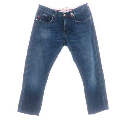 【中古】トラマロッサ Tramarossa コットン デニムパンツ ジーンズ ネイビー【 34 】【 状態ランクC 】【 メンズ 】