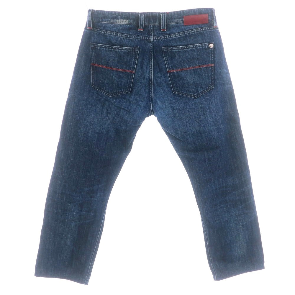 【中古】トラマロッサ Tramarossa コットン デニムパンツ ジーンズ ネイビー【 34 】【 状態ランクC 】【 メンズ 】