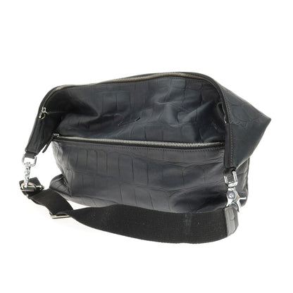 【中古】ダニエルアンドボブ Daniel &amp; Bob レザー ショルダーバッグ ブラック【 状態ランクC 】【 メンズ 】