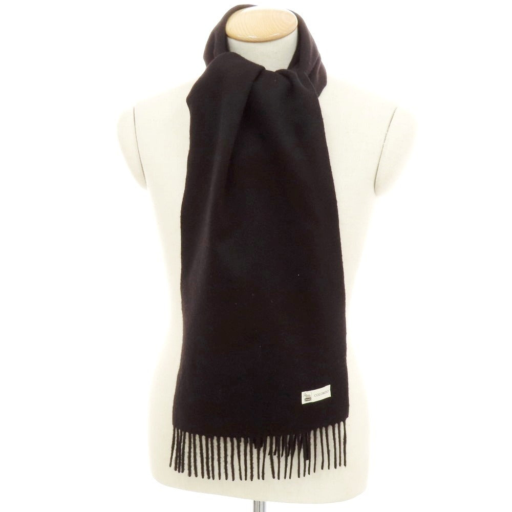 【中古】コロンボ COLOMBO カシミヤ マフラー ブラック【 状態ランクB 】【 メンズ 】