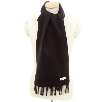 【中古】コロンボ COLOMBO カシミヤ マフラー ブラック【 状態ランクB 】【 メンズ 】