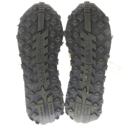 【中古】アマブランド AMA BRAND スニーカー ホワイトxブラウン【 42 】【 状態ランクB 】【 メンズ 】