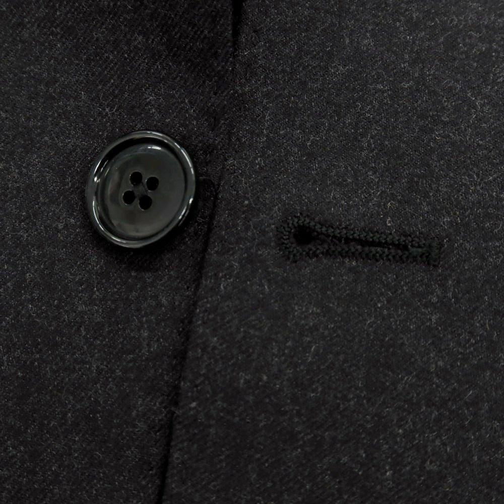 【中古】ラルディーニ LARDINI ストレッチウール 3つボタンスーツ チャコールグレー【 48 】【 状態ランクA 】【 メンズ 】