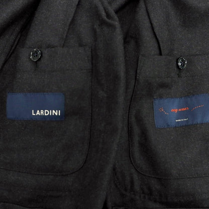 【中古】ラルディーニ LARDINI ストレッチウール 3つボタンスーツ チャコールグレー【 48 】【 状態ランクA 】【 メンズ 】