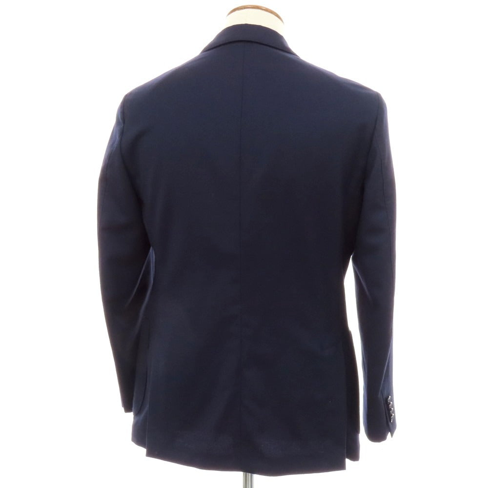 【中古】ラルディーニ LARDINI ストレッチウール テーラードジャケット ネイビー【 48 】【 状態ランクC 】【 メンズ 】
