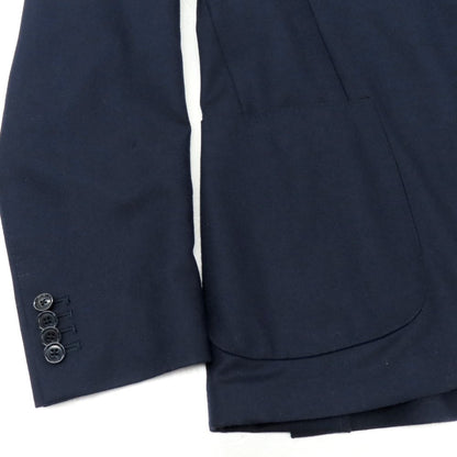 【中古】ラルディーニ LARDINI ストレッチウール テーラードジャケット ネイビー【 48 】【 状態ランクC 】【 メンズ 】