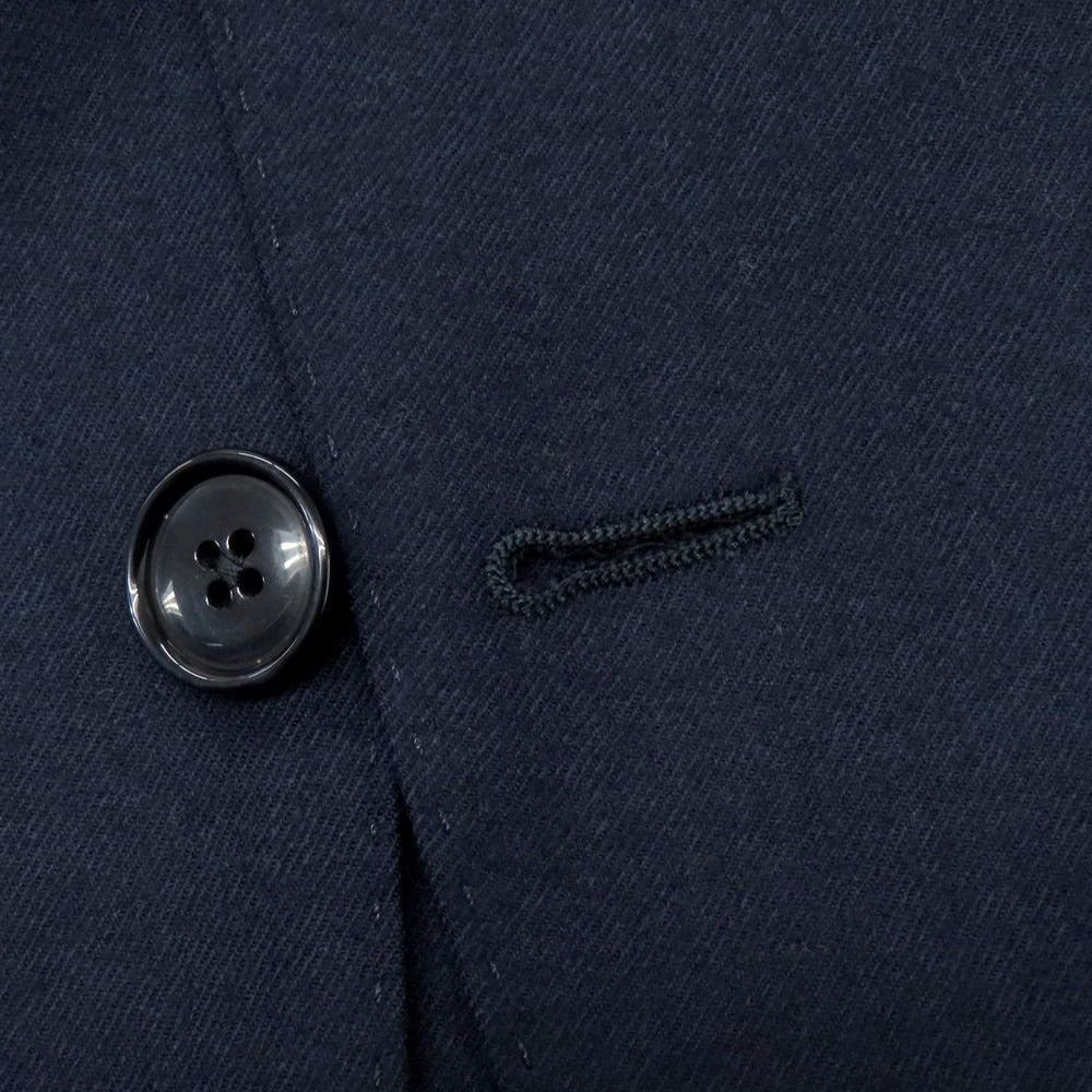 【中古】ラルディーニ LARDINI ストレッチウール テーラードジャケット ネイビー【 48 】【 状態ランクC 】【 メンズ 】