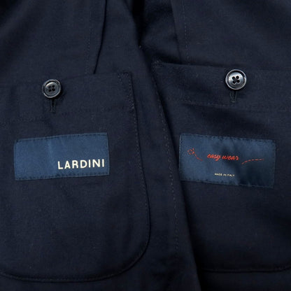 【中古】ラルディーニ LARDINI ストレッチウール テーラードジャケット ネイビー【 48 】【 状態ランクC 】【 メンズ 】