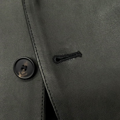 【中古】タリアトーレ TAGLIATORE ラムレザー カジュアルジャケット ブラック【 46 】【 状態ランクB 】【 メンズ 】