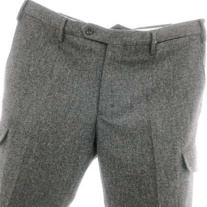 【中古】インコテックス INCOTEX SUPER100‘S ウール カーゴスラックスパンツ グレー【 48 】【 状態ランクB 】【 メンズ 】