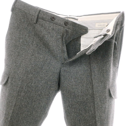 【中古】インコテックス INCOTEX SUPER100‘S ウール カーゴスラックスパンツ グレー【 48 】【 状態ランクB 】【 メンズ 】