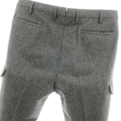 【中古】インコテックス INCOTEX SUPER100‘S ウール カーゴスラックスパンツ グレー【 48 】【 状態ランクB 】【 メンズ 】