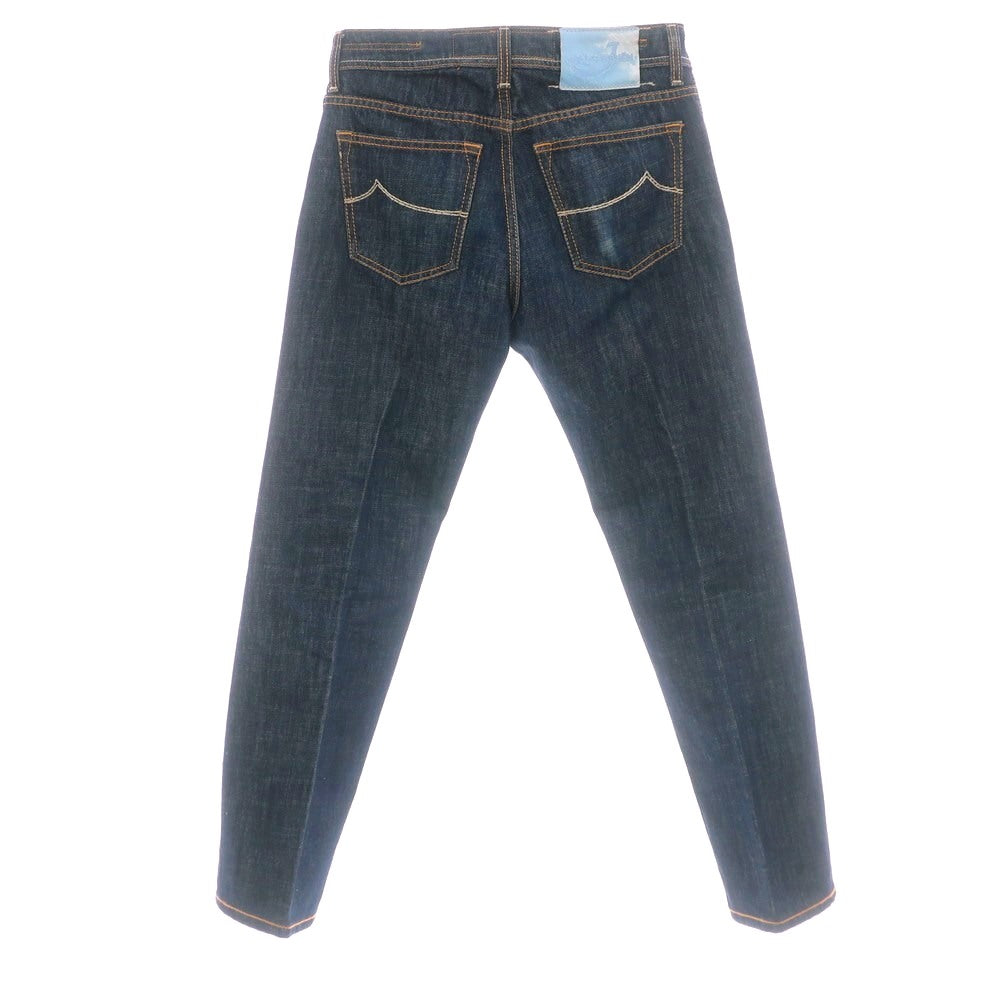 【中古】ヤコブコーエン JACOB COHEN J623 コットン デニムパンツ ジーンズ ネイビー【 30 】【 状態ランクC 】【 メンズ 】