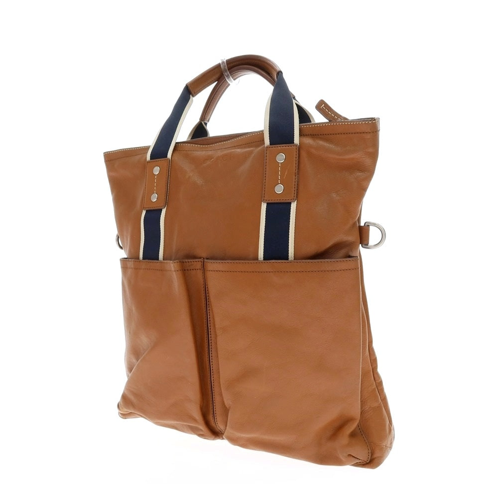 【中古】コーチ COACH レザー トートバッグ ライトブラウン【 状態ランクC 】【 メンズ 】