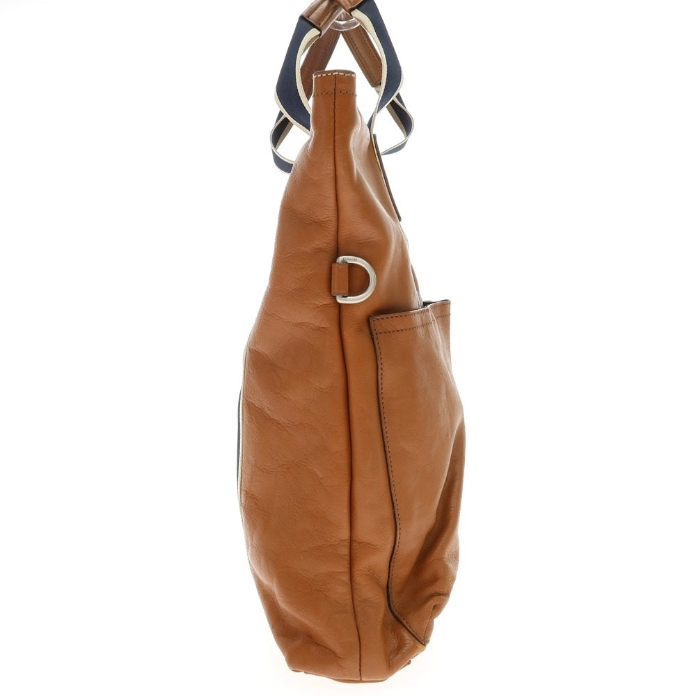 【中古】コーチ COACH レザー トートバッグ ライトブラウン【 状態ランクC 】【 メンズ 】