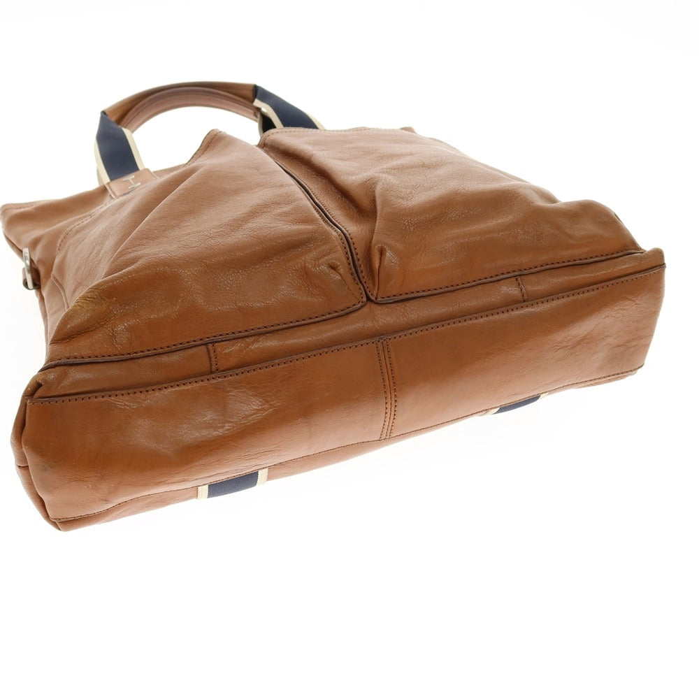 【中古】コーチ COACH レザー トートバッグ ライトブラウン【 状態ランクC 】【 メンズ 】