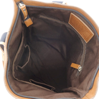 【中古】コーチ COACH レザー トートバッグ ライトブラウン【 状態ランクC 】【 メンズ 】