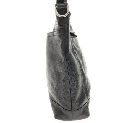【中古】コーチ COACH レザー トートバッグ ブラック【 状態ランクC 】【 メンズ 】