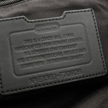 【中古】コーチ COACH レザー トートバッグ ブラック【 状態ランクC 】【 メンズ 】
