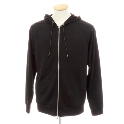 【中古】アンティーチポ　アンティチポ ANTICIPO リヨセルウール ジャージー ダブルジップ パーカー ブラック【 44 】【 状態ランクA 】【 メンズ 】